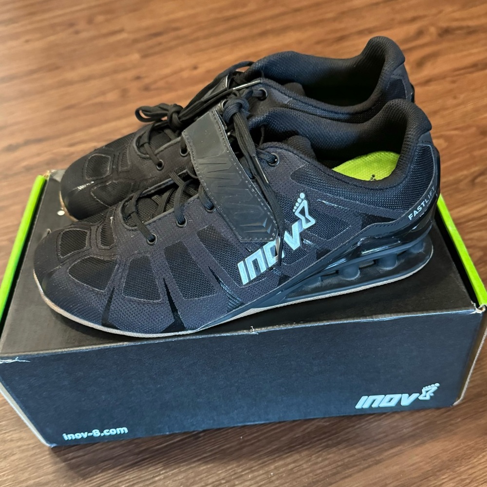 Inov-8 Fastlift 360 Weightlifting Shoes - Black/Gum - 8.5 Men’s/10 Women’s